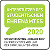 Unterstützer des studentischen Ehrenamtes 2020